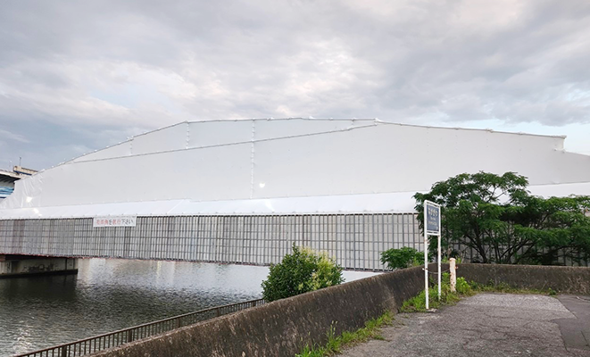 橋梁足場養生